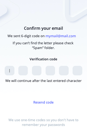 i can't login to my account, i put the one-time code and it says